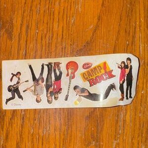 Disney Camp Rock Sticker Sheet Joe Jonas Demi